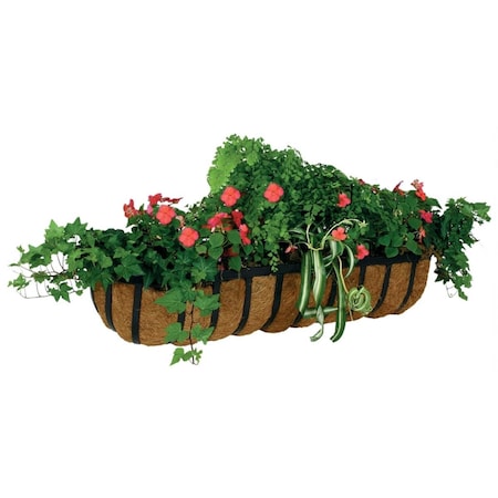 Veranda 36in. Forge Wall Trough Planter VE83825